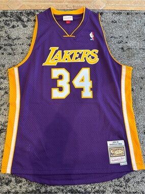 Mitchell & Ness Los Angeles Lakers Shaquille O’Neal Hardwood Classics Jersey